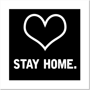 Stay Home Posters and Art